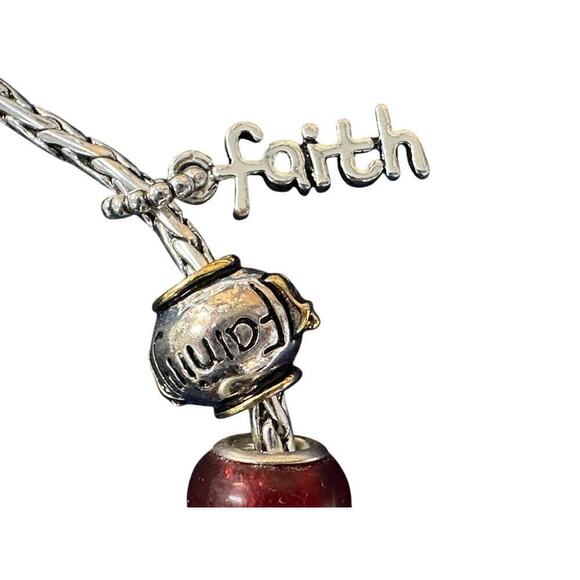 set of charm bracelets  similar to Pandora lots of charms - Picture 11 of 13